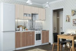 Комплект мебели для кухни Розалия 2200, Ясень Шимо светлый/Шимо темный, СВ Мебель(Россия)