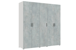 Шкаф для одежды 5Д  Арландо, Бетон, Горизонт (Россия)