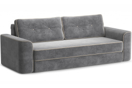 Диван прямой раскладной Сиеста, Ultra (grey), Ultra (sand), Империал (Россия)
