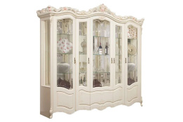 Шкаф для одежды 5Д  Элиза 1, Белый, Слониммебель (Беларусь)