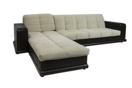 Диван угловой раскладной Амадей 2, JAZZ 307/Mobi 11, АСМ Классик (Россия)