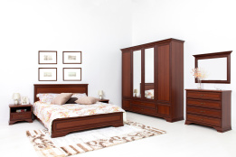 Комплект мебели для спальни Кентаки, Каштан, БРВ Брест(Беларусь)