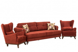 Комплект мягкой мебели Мирта, Бордо, Нижегородмебель и К(Россия)