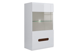 Шкаф витрина навесная 1Д , коллекции Ацтека, Дуб Венге магия, БРВ Брест (Беларусь)