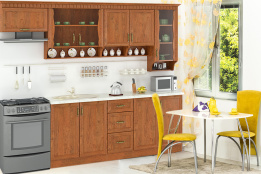 Комплект мебели для кухни Каролина 2000, Дуб Старый, MEBEL SERVICE(Украина)