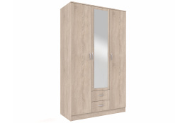 Шкаф для одежды 3Д  Романа, Дуб Сонома, Анрэкс (Беларусь)