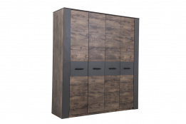 Шкаф для одежды 4Д  как часть комплекта Вирджиния, Таксус, Май Стар (Беларусь)