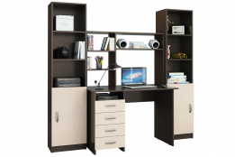 Комплект мебели для детской УШ 11, Венге, МФ Мастер(Россия)