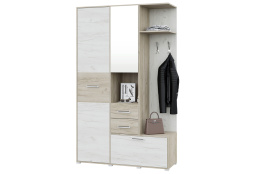 Шкаф прихожая 3Д  Танго 1, Дуб Прованс, Горизонт (Россия)