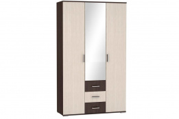Шкаф для одежды 3Д  Белла, Дуб Атланта, БТС (Россия)