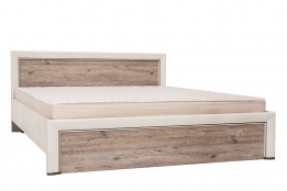 Кровать двуспальная (Olivia 160), коллекции Оливия, Дуб Анкона, Анрэкс (Беларусь)