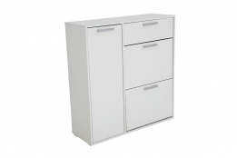 Тумба для обуви 3Д 1Я, модульной системы Дели, Белый, Стендмебель (Россия)