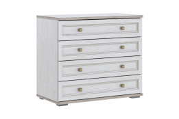 Комод 4Я как часть комплекта Александрия, Сосна Санторини, СВ Мебель (Россия)