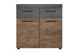 Тумба традиционная 2Д 2Я как часть комплекта Брауни, Дуб Канзас, БРВ Брест (Беларусь)