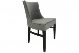 Стул Честер, Массив дерева/Бук, Блювель 13 серый/кант Блювель 18 тёмносерый, Стрый (Украина)