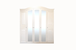 Шкаф для одежды 5Д  как часть комплекта Венера, Крем, Слониммебель (Беларусь)