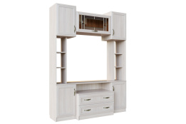 Тумба под ТВ 5Д 2Я, коллекции Вега, Сосна Карелия, СВ Мебель (Россия)