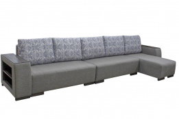 Диван угловой раскладной Дамаск NEW, Аура(Римтекс)/Quatro17, Мебельный Формат (Россия)