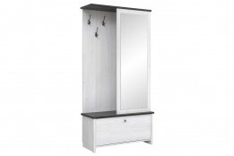 Шкаф прихожая 1Д  ПОРТО, Джанни Светлый, БРВ Брест (Беларусь)