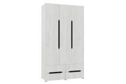 Шкаф для одежды 3Д  Вега, Крафт белый, Горизонт (Россия)