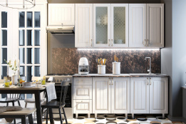 Комплект мебели для кухни Прованс 2600, Белый, СВ Мебель(Россия)