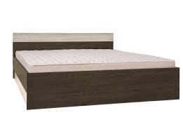Кровать двуспальная как часть комплекта Леси, Кантербери/Сонома, Горизонт (Россия)