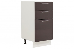 Шкаф-стол 400,3Я как часть комплекта Кофе МДФ фотопечать, Шоколад, Стендмебель (Россия)