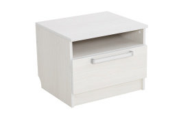 Тумба прикроватная 1Я как часть комплекта Николь 1, Ясень Анкор светлый, СВ Мебель (Россия)