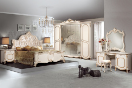 Комплект мебели для спальни Лорена, Крем, Слониммебель(Беларусь)