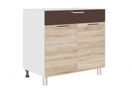 Шкаф-стол 800, 2Д  как часть комплекта Арабика, Дуб Сонома, СВ Мебель (Россия)