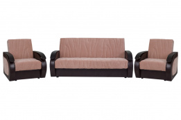 Комплект мягкой мебели Сиеста 2, Бежевый, АСМ Элегант(Россия)