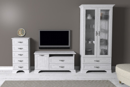 Комплект мебели для гостиной Тиффани, Вудлайн Кремовый, Анрэкс(Беларусь)