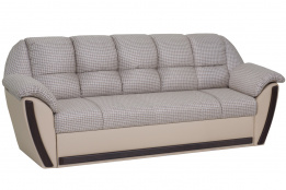 Диван прямой раскладной как часть комплекта Блистер, SkiffBeige+Ecotex109, АСМ Элегант (Россия)