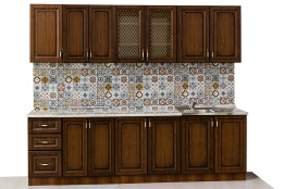 Комплект мебели для кухни Гранд 2600, Дуб Золотой, MEBEL SERVICE(Украина)