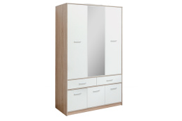 Шкаф для одежды 6Д  Типс, Белый, MEBEL SERVICE (Украина)