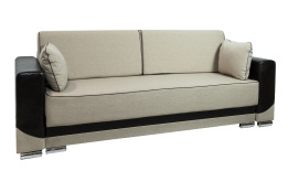 Диван прямой раскладной Соната 1, Quatro(ПТК)14/Экотекс 213, Мебельный Формат (Россия)