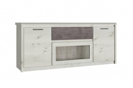 Тумба под ТВ 3Д 1Я Бьерк, Ольха Полярная/Оникс, Анрэкс (Беларусь)