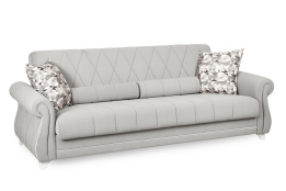 Диван прямой раскладной Роуз, ТД414 Лайт Грей, Нижегородмебель и К (Россия)