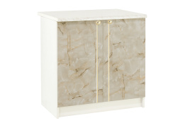 Шкаф под мойку 800, 2Д  как часть комплекта Алина NEW, Мрамор, MEBEL SERVICE (Украина)