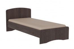 Кровать односпальная 2, Ясень Анкор темный, Фант Мебель (Россия)