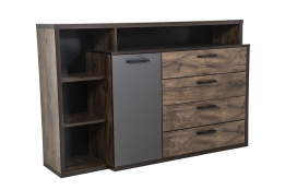 Комод 1Д 4Я как часть комплекта Вирджиния, Таксус, Май Стар (Беларусь)