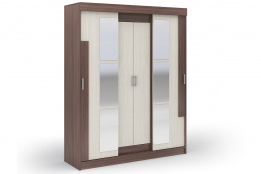 Шкаф для одежды 4Д  Фея, Шимо темный Шимо темный, Стендмебель (Россия)