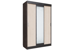 Шкаф для одежды 3Д , модульной системы Эдем 5, Дуб Млечный, СВ Мебель (Россия)