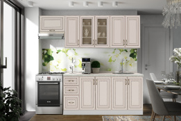 Комплект мебели для кухни Империя 2400, Бежевый, MEBEL SERVICE(Украина)