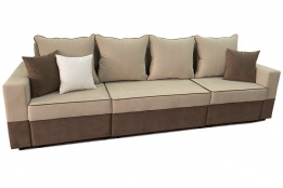 Диван прямой раскладной Денвер, Catania Humus/Koriza, Априори (Казахстан)