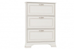 Тумба для обуви 3Д (Tiffany 3D), коллекции Тиффани, Вудлайн Кремовый, Анрэкс (Беларусь)