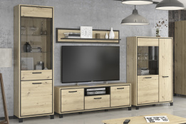 Стенка Велс, Дуб Артисан, MEBEL SERVICE (Украина)