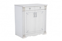 Тумба традиционная 2Д 2Я как часть комплекта Ольга 1 Н, Ясень Анкор светлый, Фант Мебель (Россия)