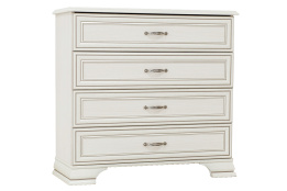 Комод 4Я (Tiffany 4S), коллекции Тиффани, Вудлайн Кремовый, Анрэкс (Беларусь)