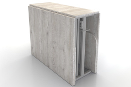 Стол книжка раздвижной , Светло-Бежевый , Попов ИП (Казахстан)